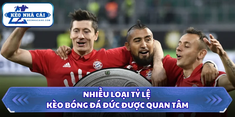 Nhiều loại tỷ lệ kèo bóng đá Đức được quan tâm