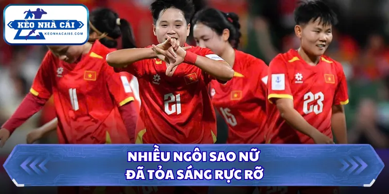 Nhiều ngôi sao nữ đã tỏa sáng rực rỡ