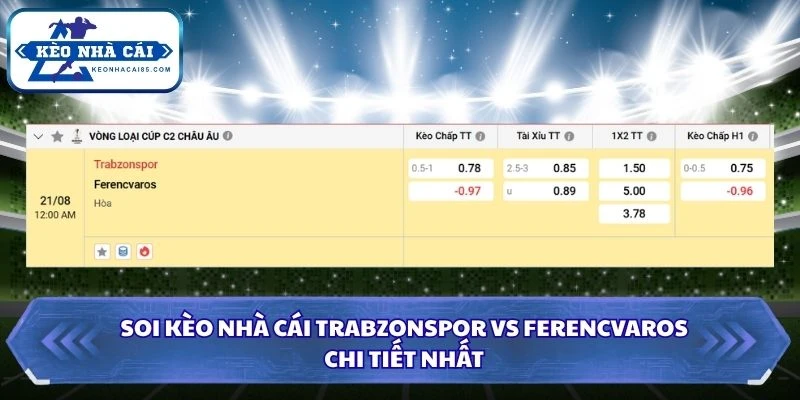 Soi kèo nhà cái Trabzonspor vs Ferencvaros chi tiết nhất